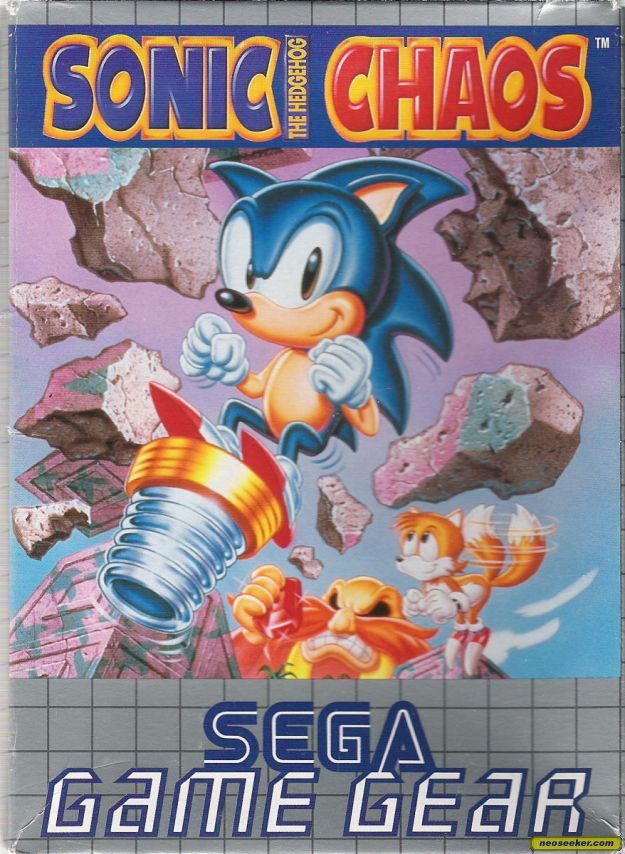 Sonic The Hedgehog Chaos Gamegear Front Cover 1725