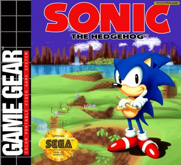 Sonic the Hedgehog GAMEGEAR Front cover