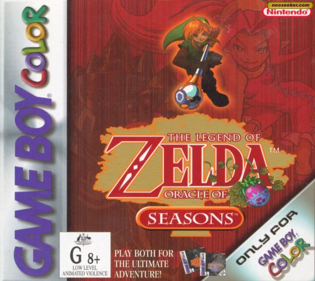 The Legend of Zelda: Oracle of Seasons GBC Front cover