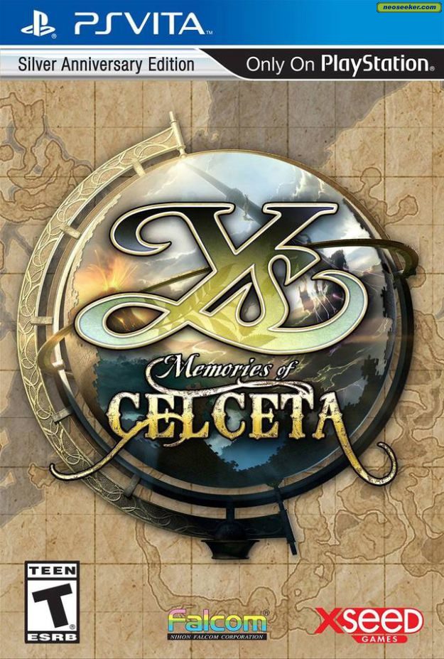 Ys Memories of Celceta vita Front cover