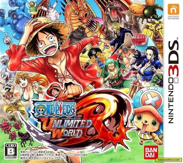 One Piece Unlimited World Red 3DS Front cover