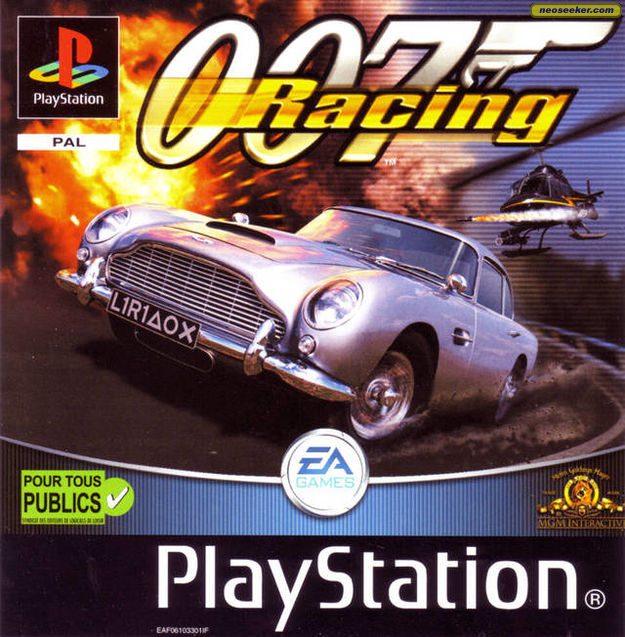 007 Racing PSX Front cover