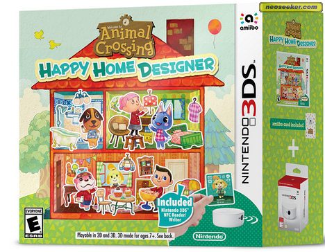 Animal Crossing: Happy Home Designer 3DS Front cover