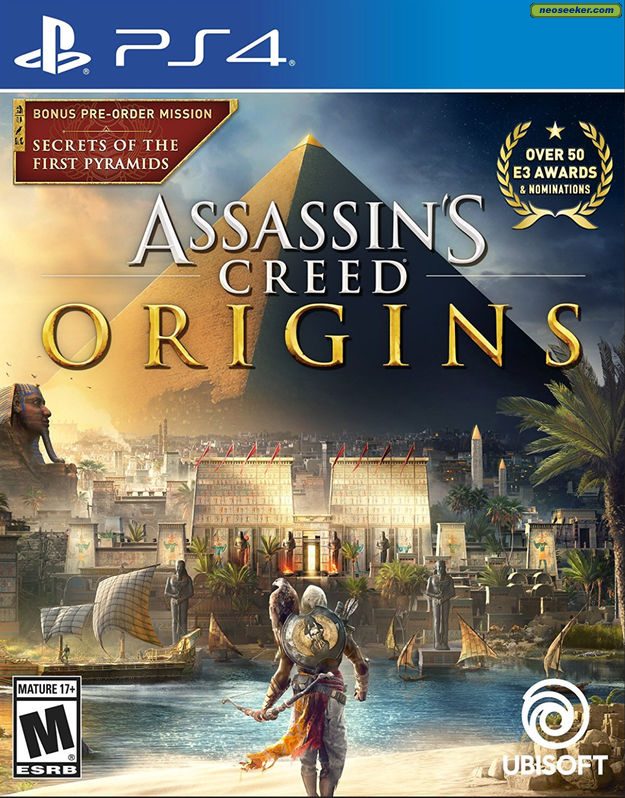 Assassin's Creed Origins PS4 Front cover