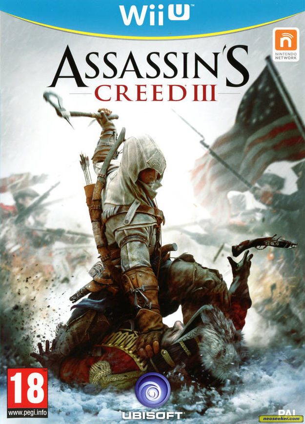 Assassin's Creed III wiiu Front cover