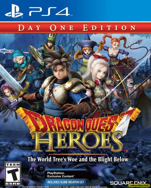 Dragon Quest Heroes The World Trees Woe And The Blight Below Ps4 Front Cover