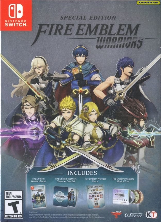 Fire Emblem Warriors Switch Front Cover