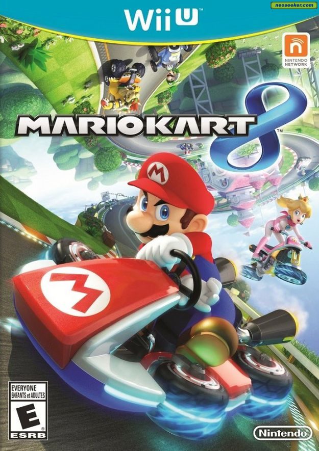 Mario Kart 8 wii-u Front cover