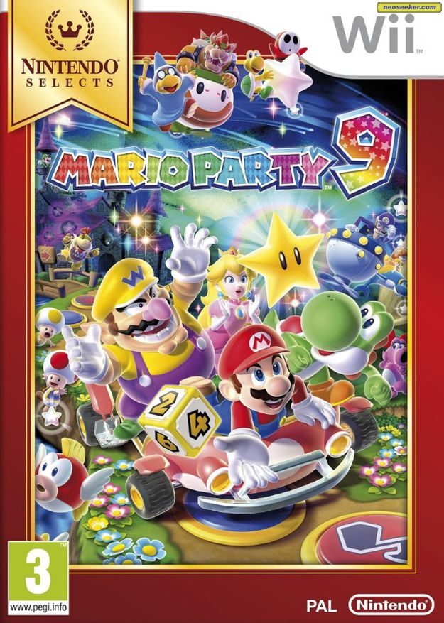 Mario Party 9 Wii Front cover