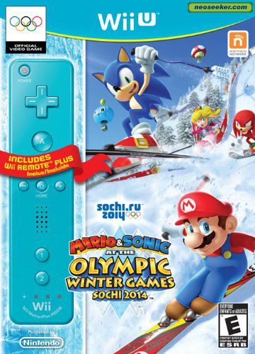 Mario & Sonic at the Sochi 2014 Olympic Winter Games wii-u Front cover