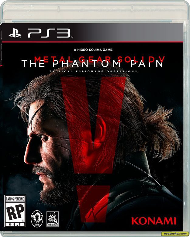 Metal Gear Solid V The Phantom Pain PS3 Front cover