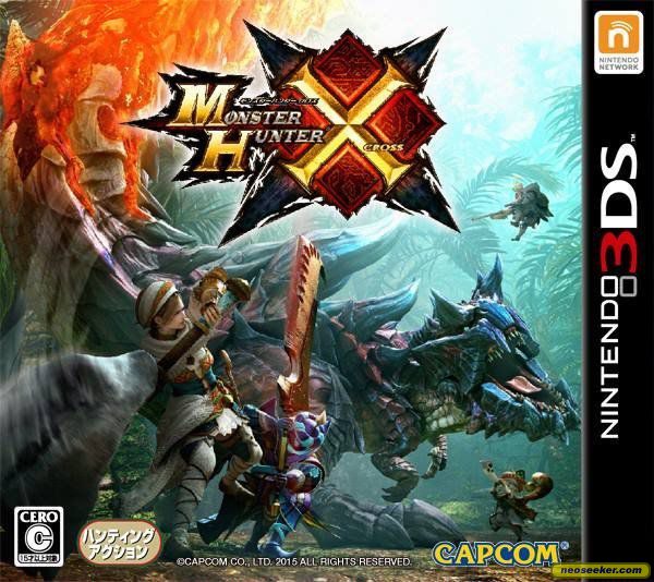 Monster Hunter Generations 3ds Front Cover