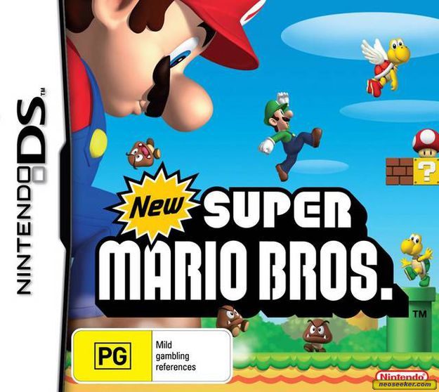 New Super Mario Bros. DS Front cover