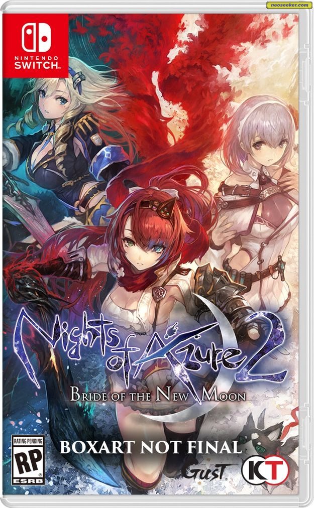 Nights of Azure 2: Bride of the New Moon Switch Front cover