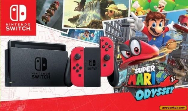Super Mario Odyssey Switch Front cover