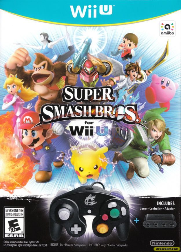 Super Smash Bros For Wii U Wii U Front Cover 7839