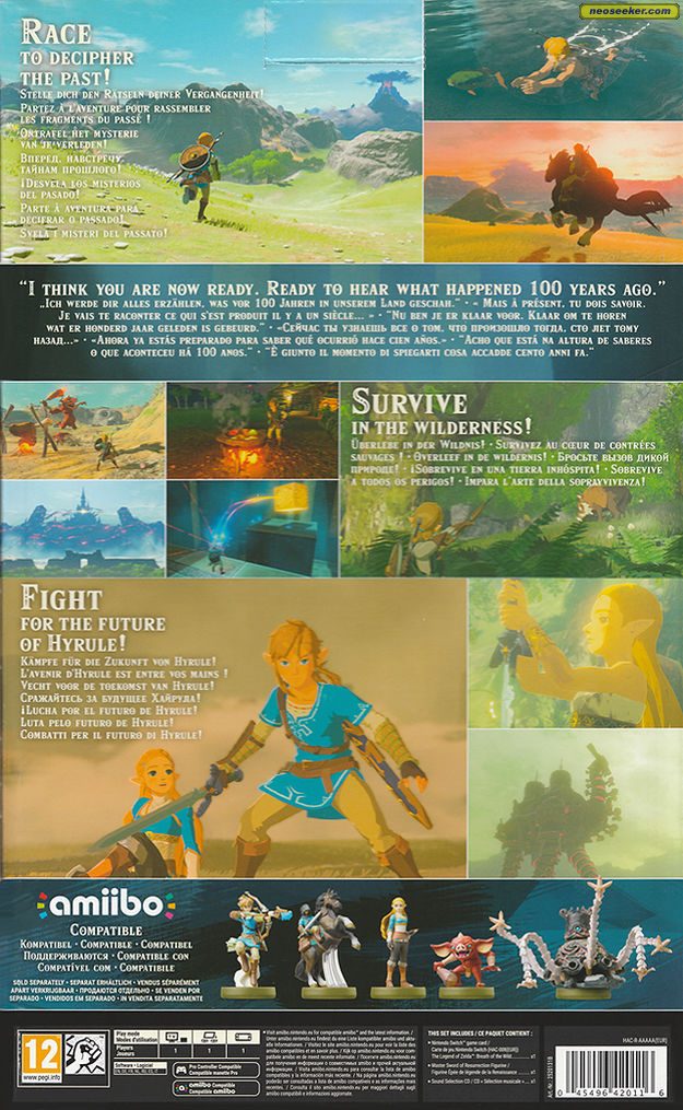 The Legend Of Zelda: Breath Of The Wild -Nintendo Switch 