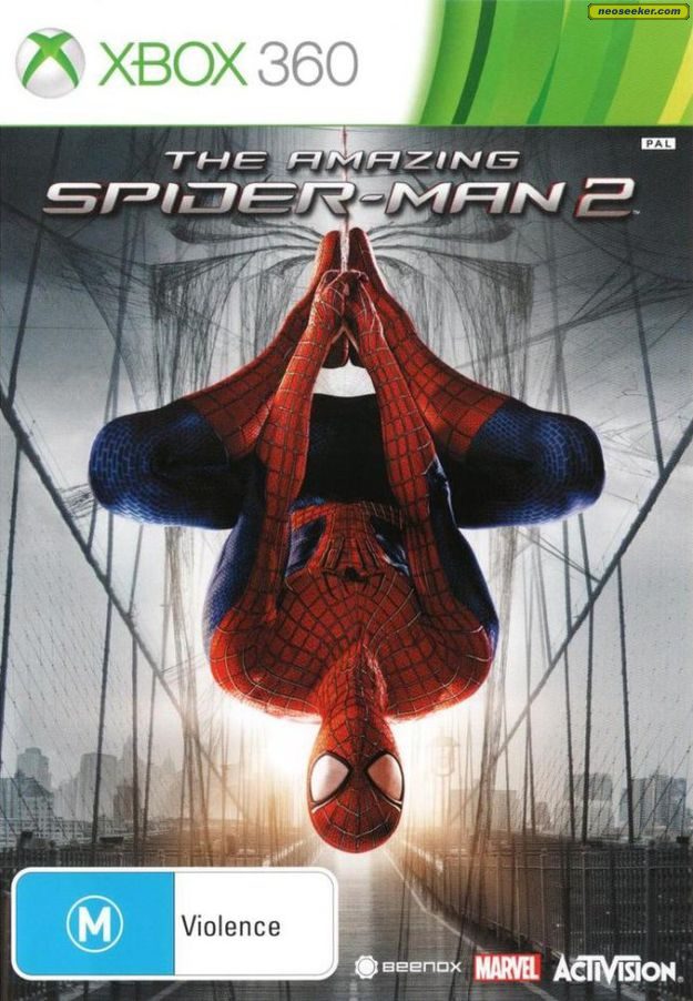 The Amazing SpiderMan 2 XBOX360 Front cover