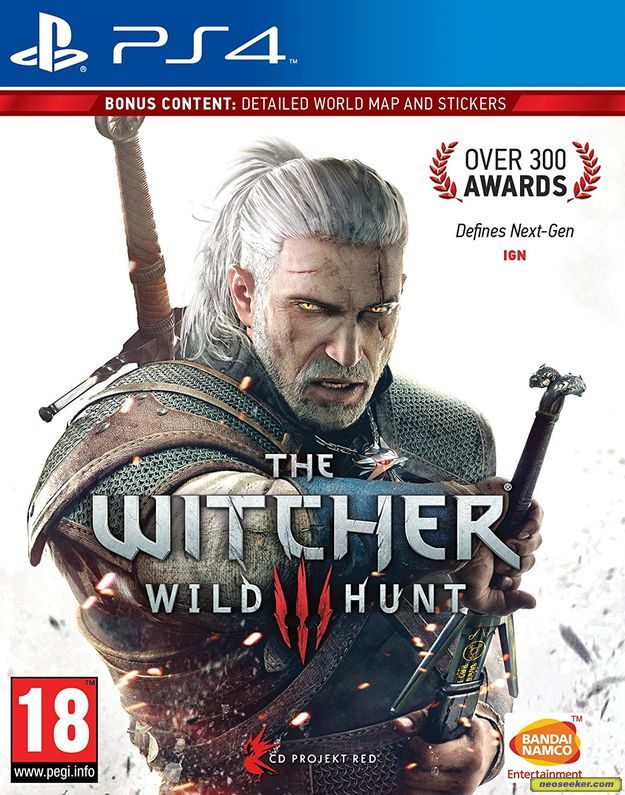 The Witcher 3: Wild Hunt PS4 Front cover