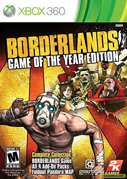 Borderlands XBOX360 Front cover