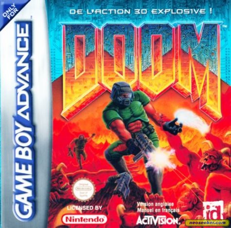 Doom GBA Front cover