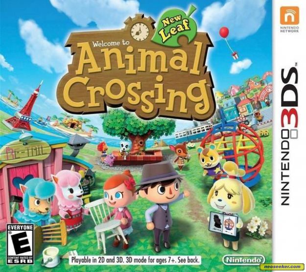 Animal Crossing: New Leaf 3DS Front cover