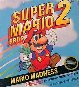 Super Mario Bros. 2 NES Front cover