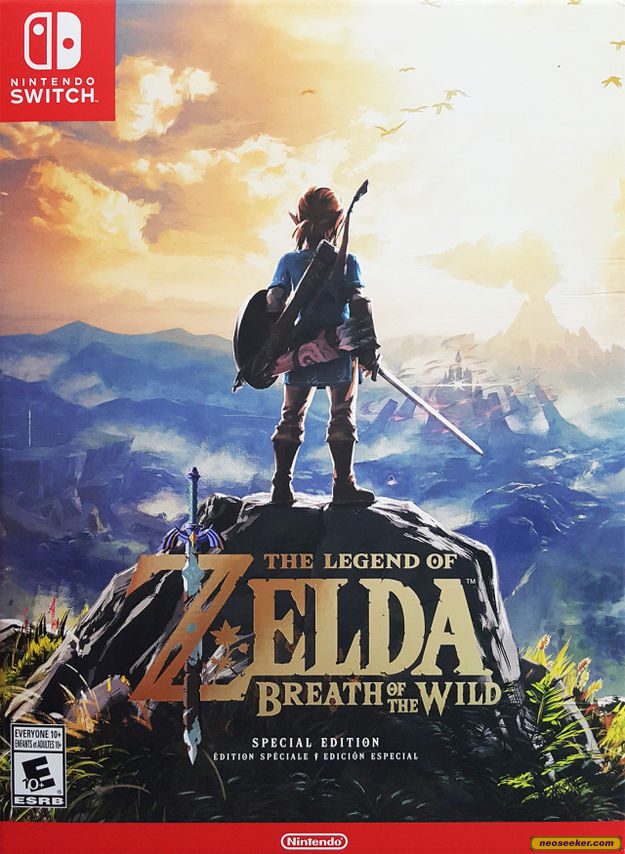 The Legend of Zelda Breath of the Wild Switch Front cover