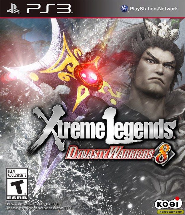 Dynasty Warriors 8: Xtreme Legends PS3 Front cover