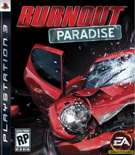 Burnout Paradise PS3 Front cover