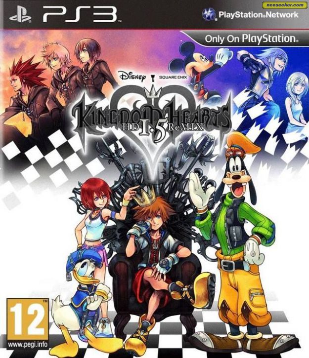 Kingdom Hearts HD 1.5 ReMIX PS3 Front cover.