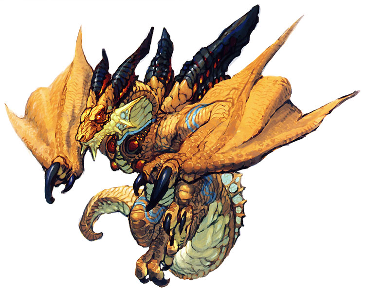 Breath Of Fire Dragon Quarter Concept Art Neoseeker