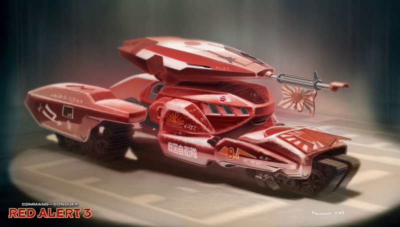 command and conquer red alert 3 uprising vehicles