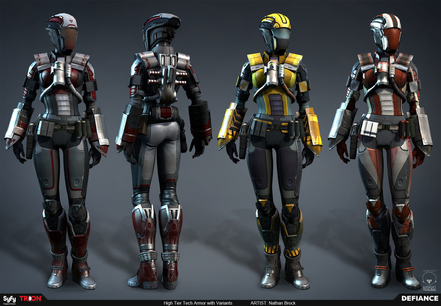 ArtStation - Defiance: Player Tech Armor