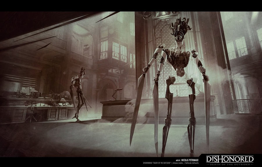 dishonored the outsider concept art