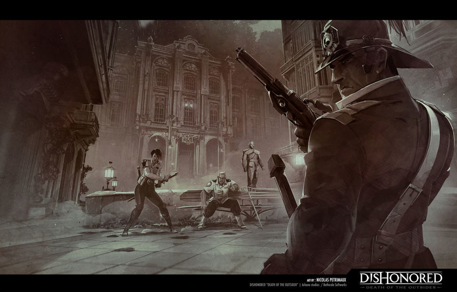dishonored the outsider concept art