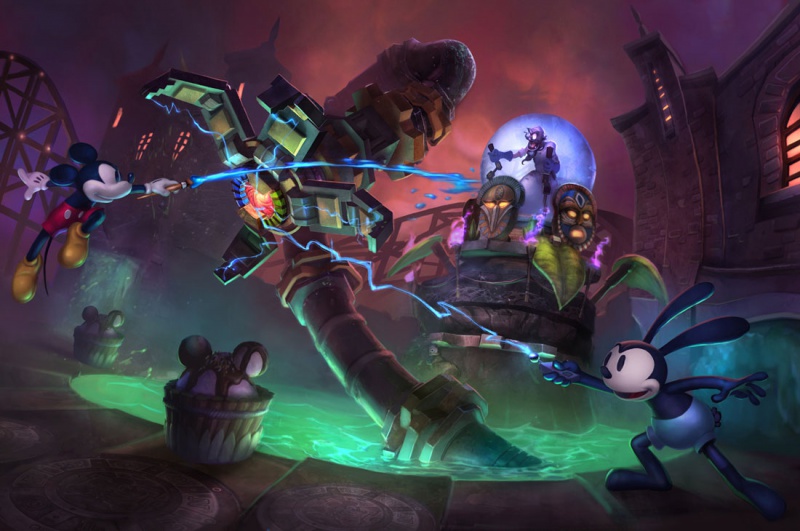 Disney Epic Mickey 2: The Power of Two Concept Art