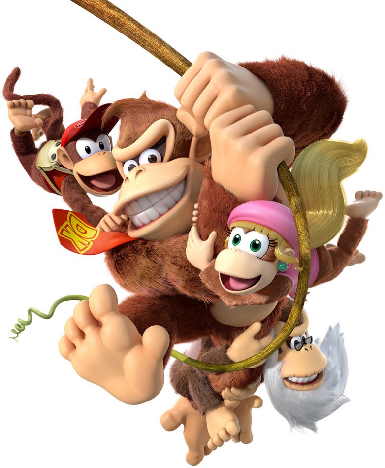 donkey kong country tropical freeze artwork