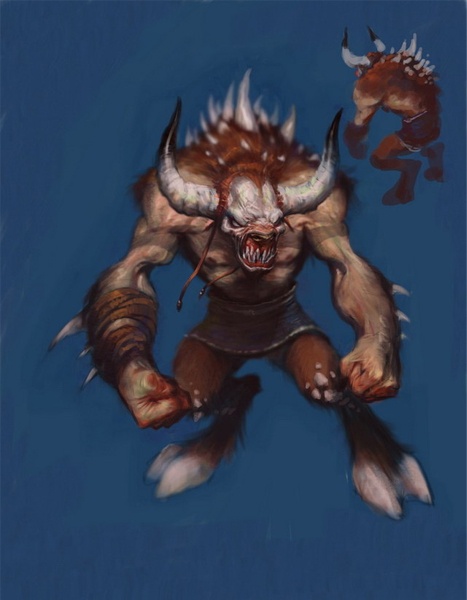 god of war minotaur