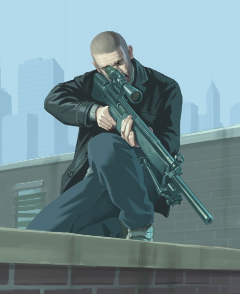 ArtStation - FanArt Niko Bellic GTA IV (TimeLapse)