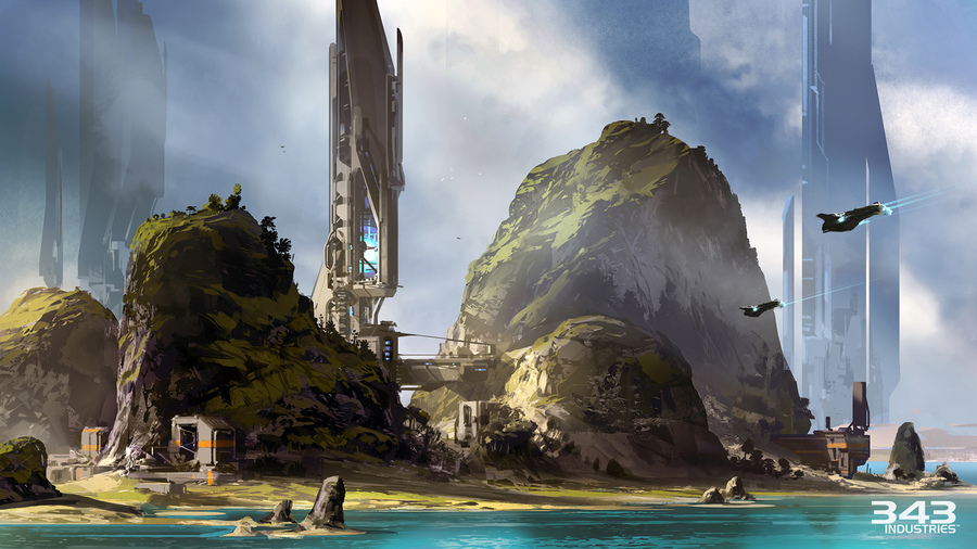 Halo 5: Forge Concept Art