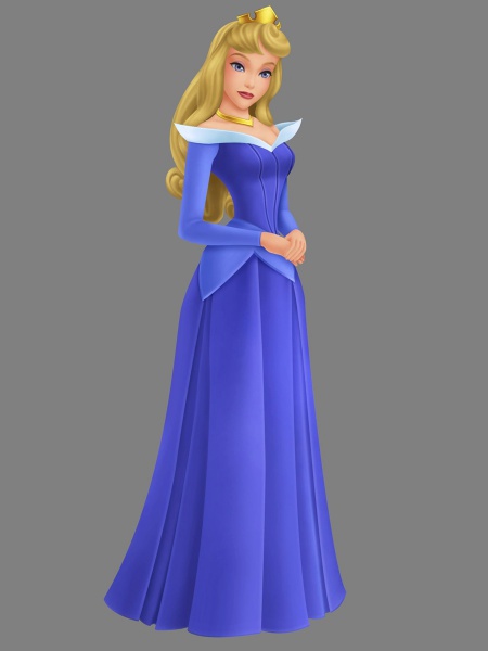 Kingdom Hearts Disney Princess Sleeping Beauty Aurora Stained