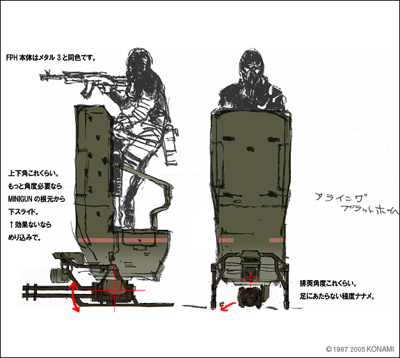 Metal Gear Acid Concept Art