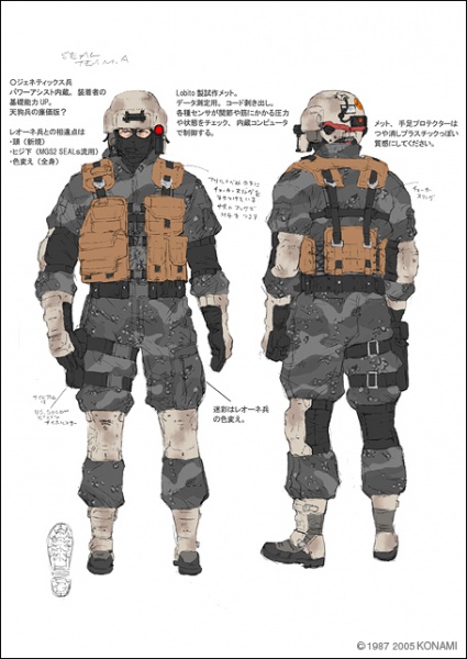 Metal Gear Acid Concept Art