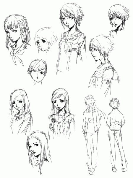 Persona 4 Concept Art