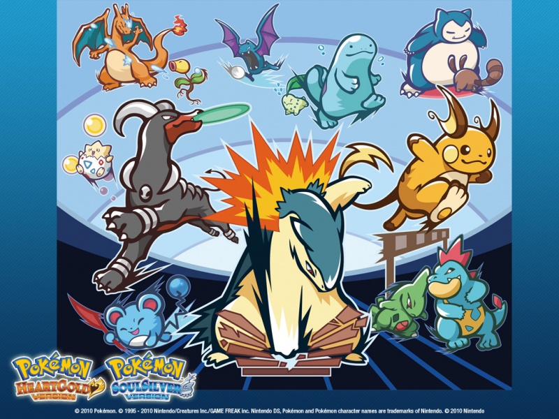 Pokémon HeartGold and SoulSilver Concept Art & Characters