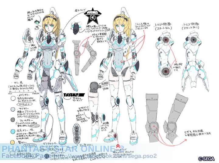 Phantasy Star Online 2 Concept Art - Phantasy Star Online 2 Hentai Symbol Art