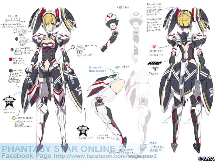 Phantasy Star Online 2 Concept Art