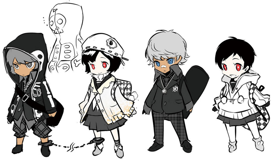 Persona Q: Shadow of the Labyrinth Concept Art & Characters