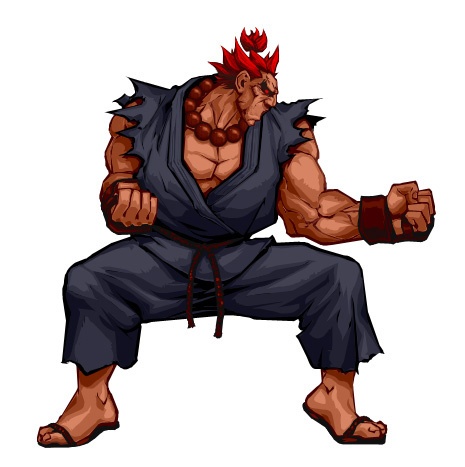 Akuma artwork #3, Super Street Fighter 2 Turbo HD Remix